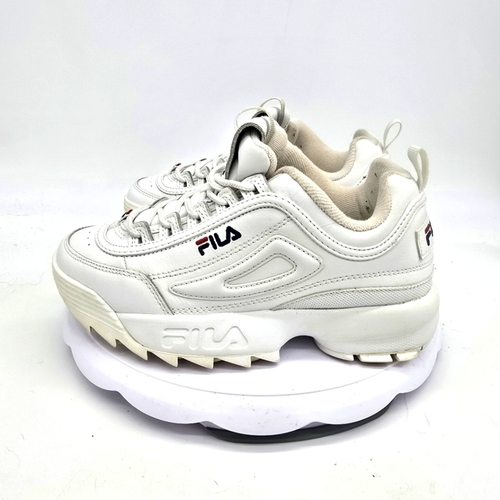 Fila Shoe Women's 6.5 Disruptor II Chunky Low Sneakers White